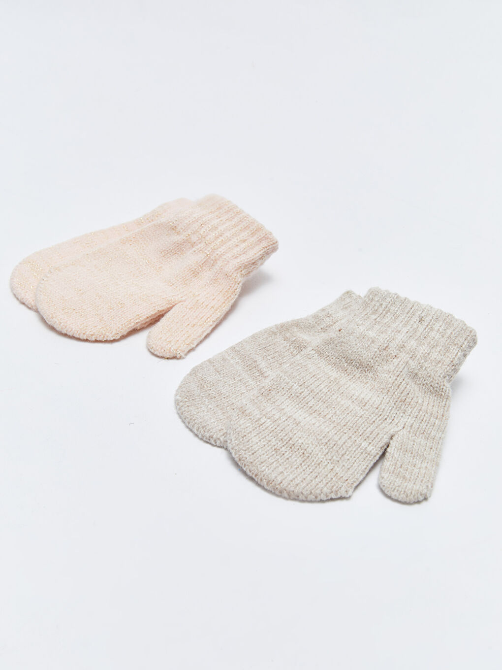 LCW baby Basic Kız Bebek Triko Eldiven 2'li -W21497Z1-L8Q