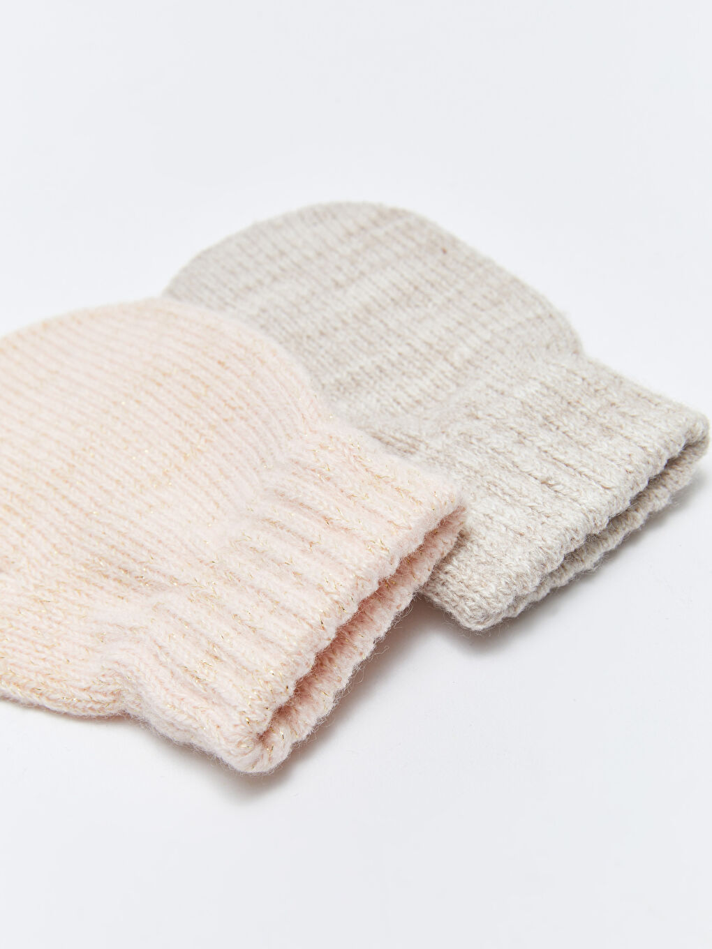 LCW baby Basic Kız Bebek Triko Eldiven 2'li -W21497Z1-L8Q