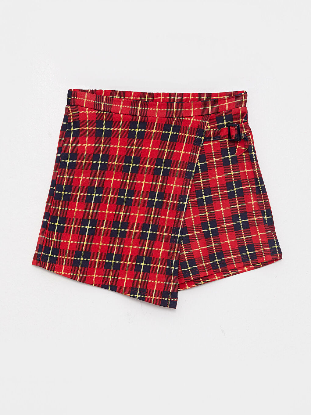 LCW Kids Elastic Waist Plaid Girl Short Skirt -W21498Z4-LSH