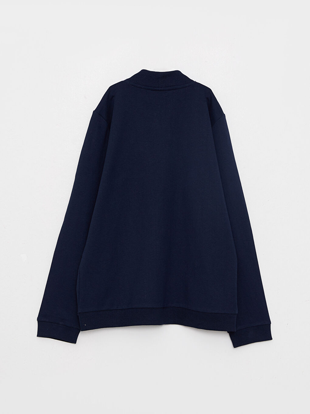 Sweat zippé basique à manches longues pour Filles avec col Université-1