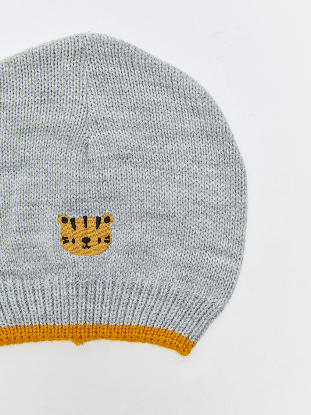 Embroidery Detailed Baby Boy Tricot Beret-2