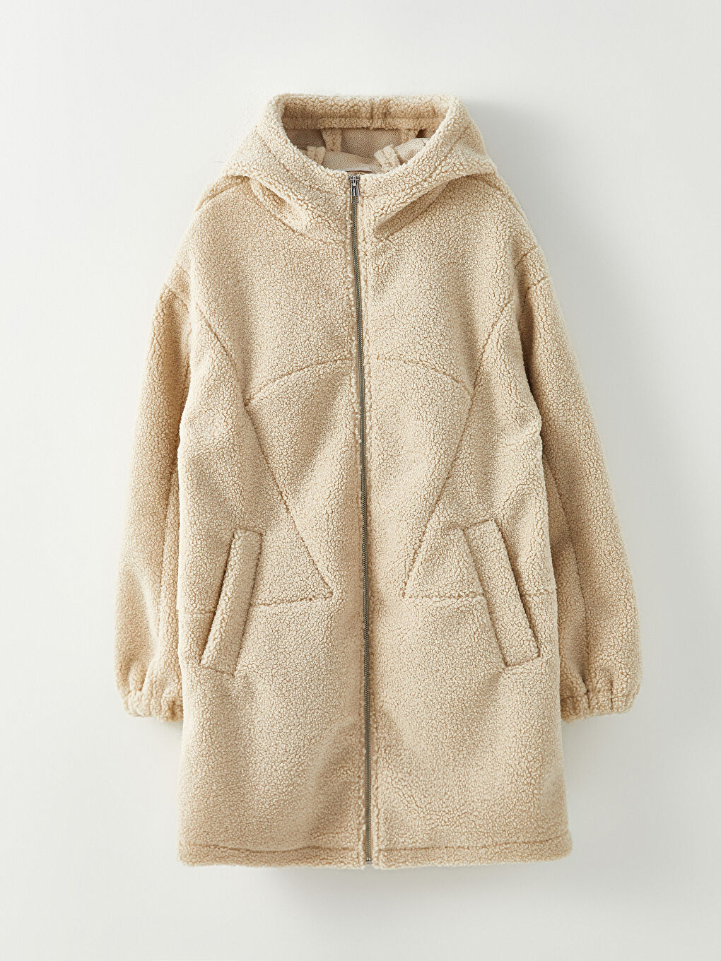 LCW Vision Women's Hooded Plain Coat -W21510Z8-QKP