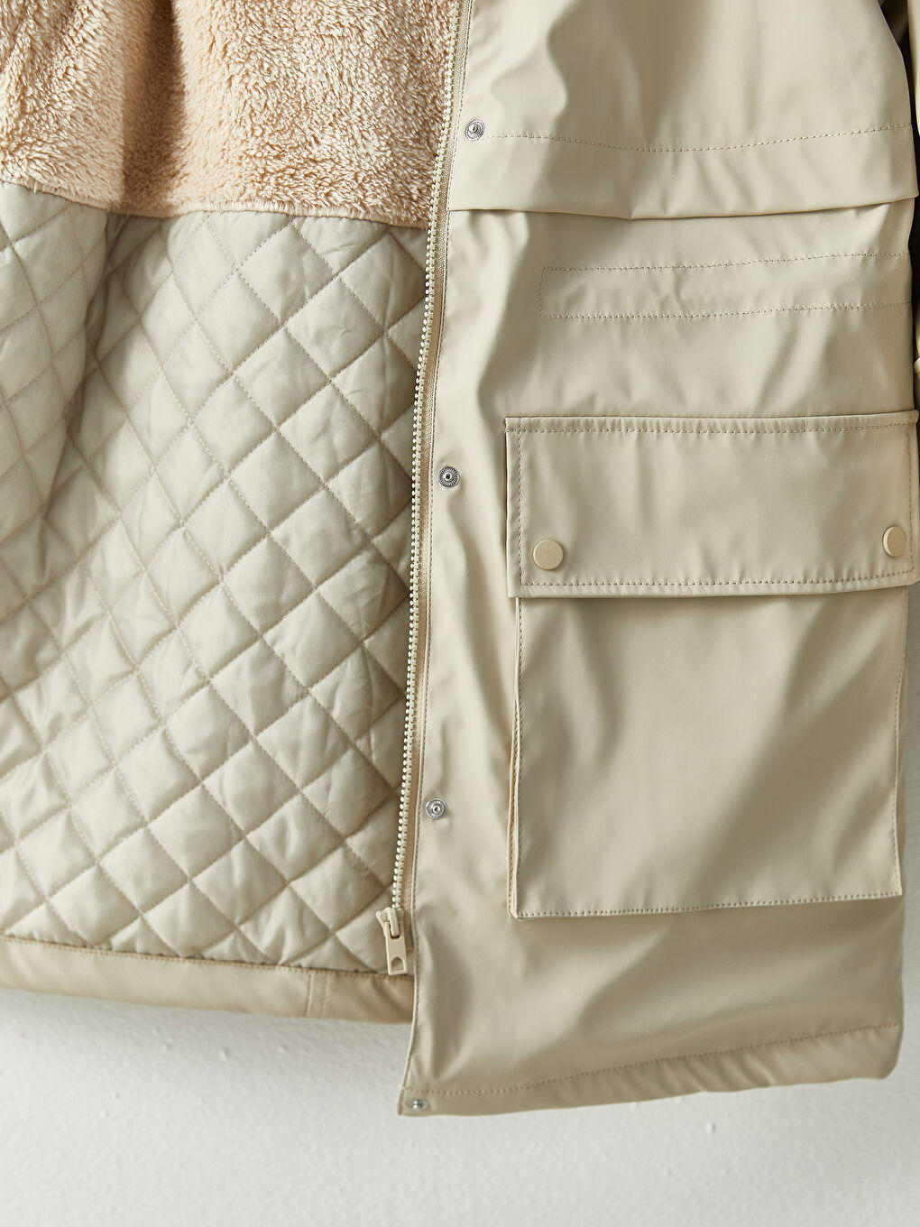 Hooded Regular Long Sleeve Women's Parka-7