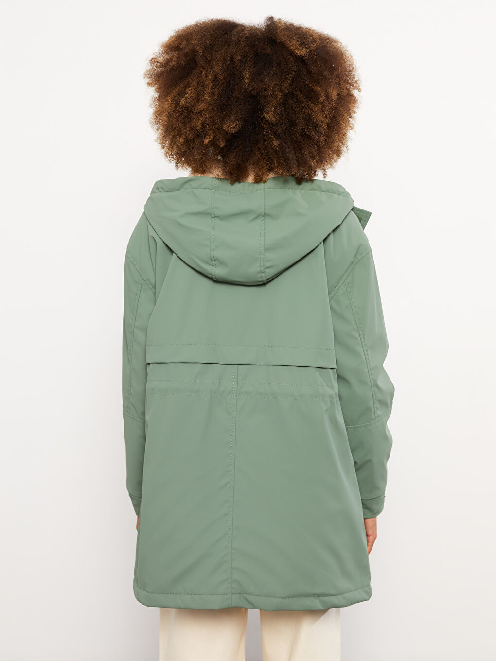 LCW Vision Parka À Capuche Coupe Régulière Manches Longues pour Femmes -W21511Z8-Q9Y