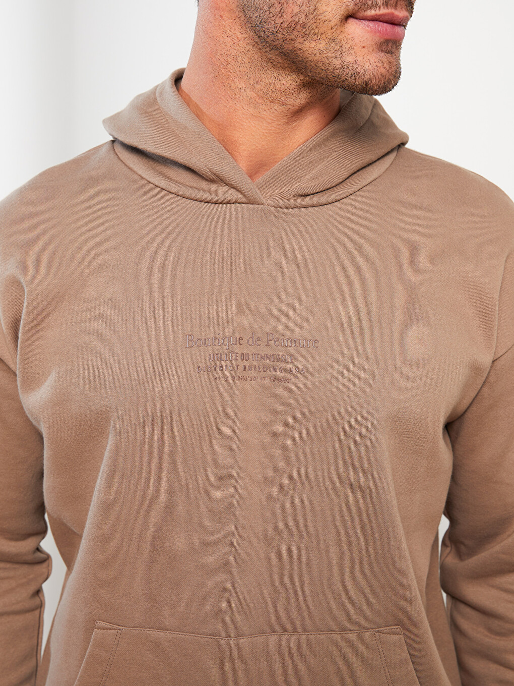 Long Sleeve Printed Men's Thick Hoodie-3