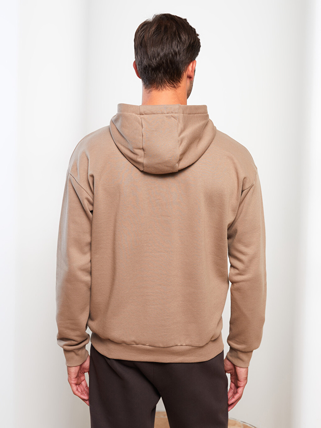 Long Sleeve Printed Men's Thick Hoodie-4