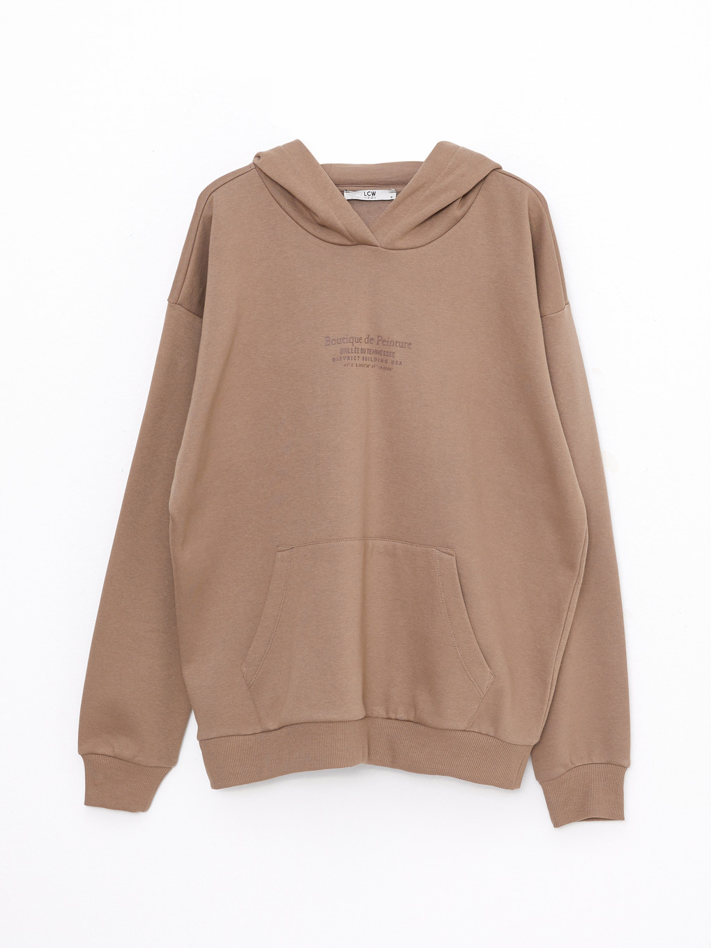 Long Sleeve Printed Men's Thick Hoodie-5