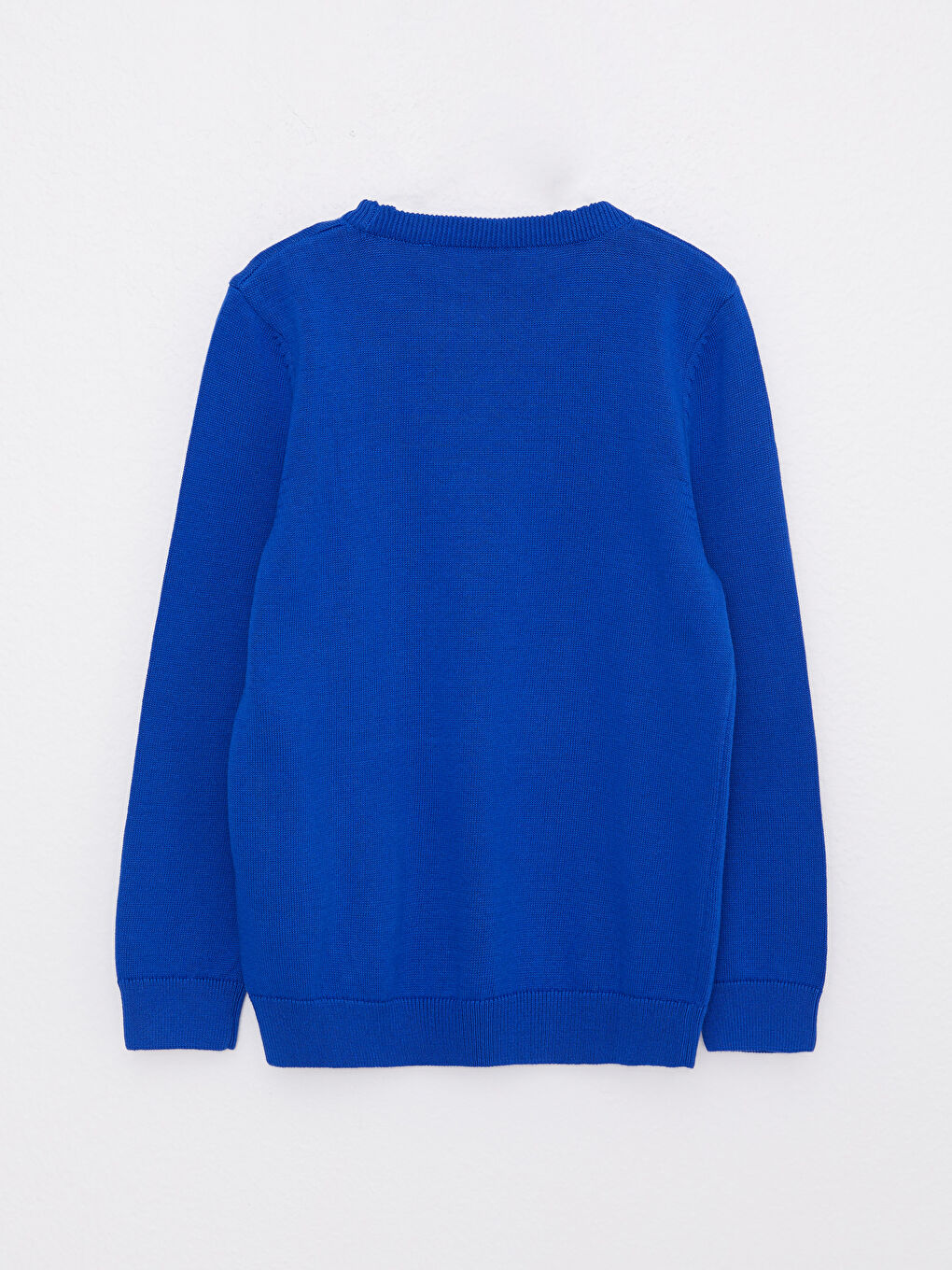 Mavi Bisiklet Yaka Basic Uzun Kollu Erkek Çocuk Triko Kazak-1