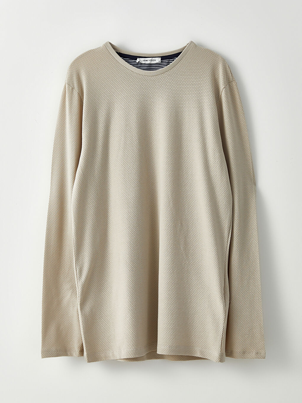 Crew Neck Long Sleeve Men's Sweatshirt-5