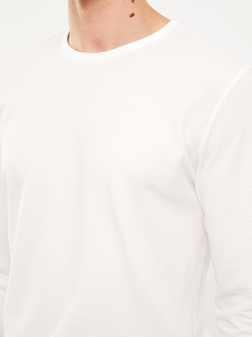 LCW Vision Rundhalsausschnitt Langarm Herren-Sweatshirt -W21602Z8-Q6K