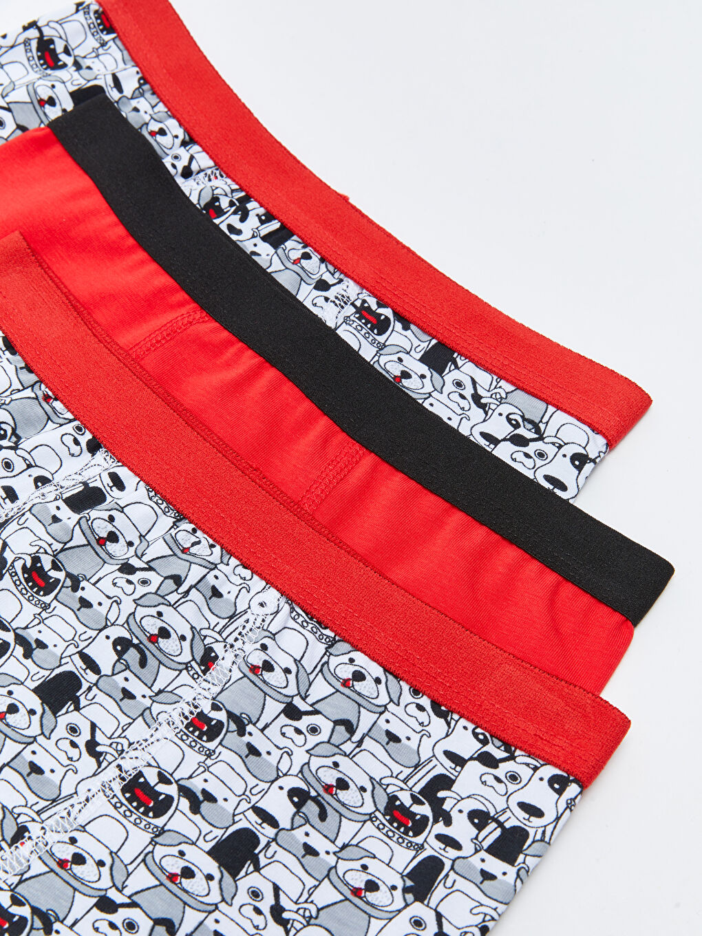 Отпечатани памучни боксерки за момчета 3 опаковки-2