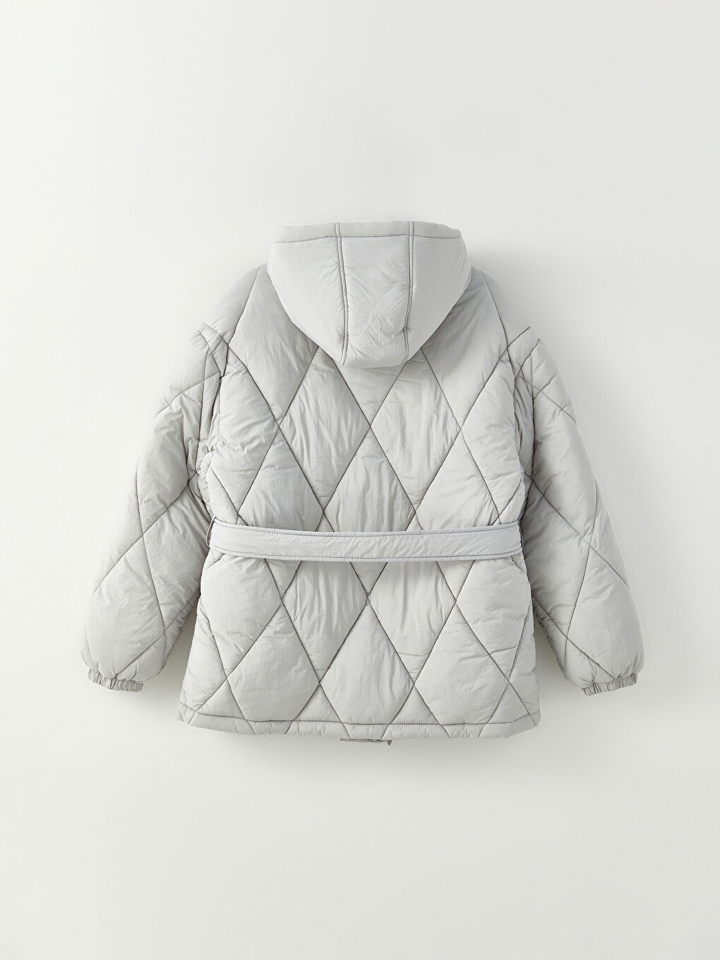 معطف منتفخ مبطّن بكابوش للسيدات-8