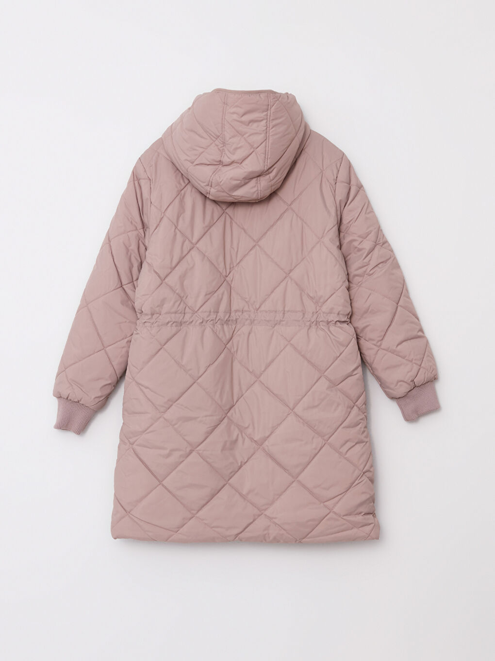Hooded Quilted Women's Puffer Coat-10