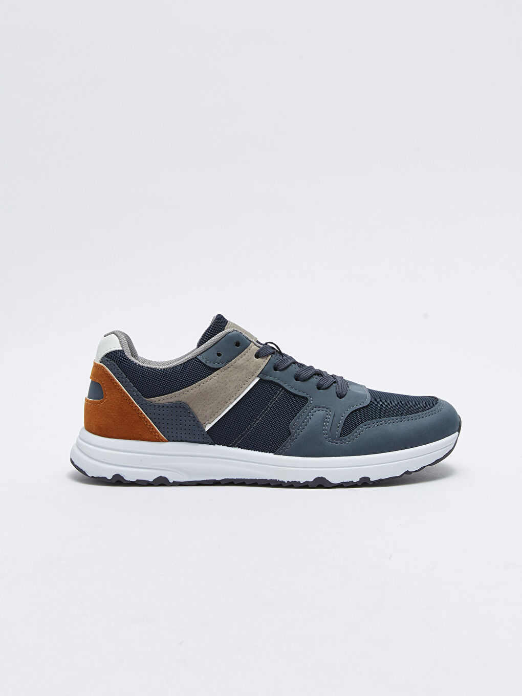Color Block Lace-up Men's Active Sneakers-1