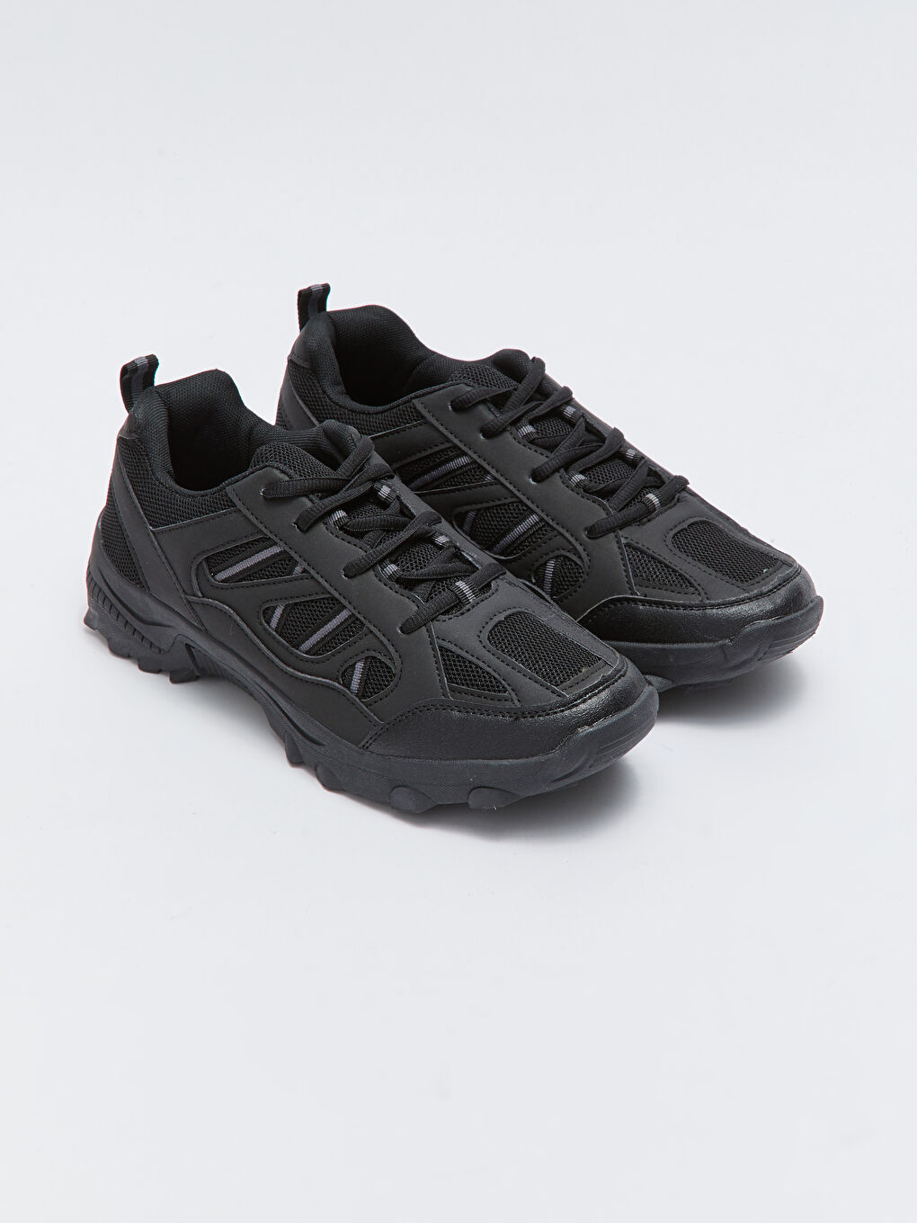 Ерлерге арналған баулы қалың табанды трекинг аяқ киімі