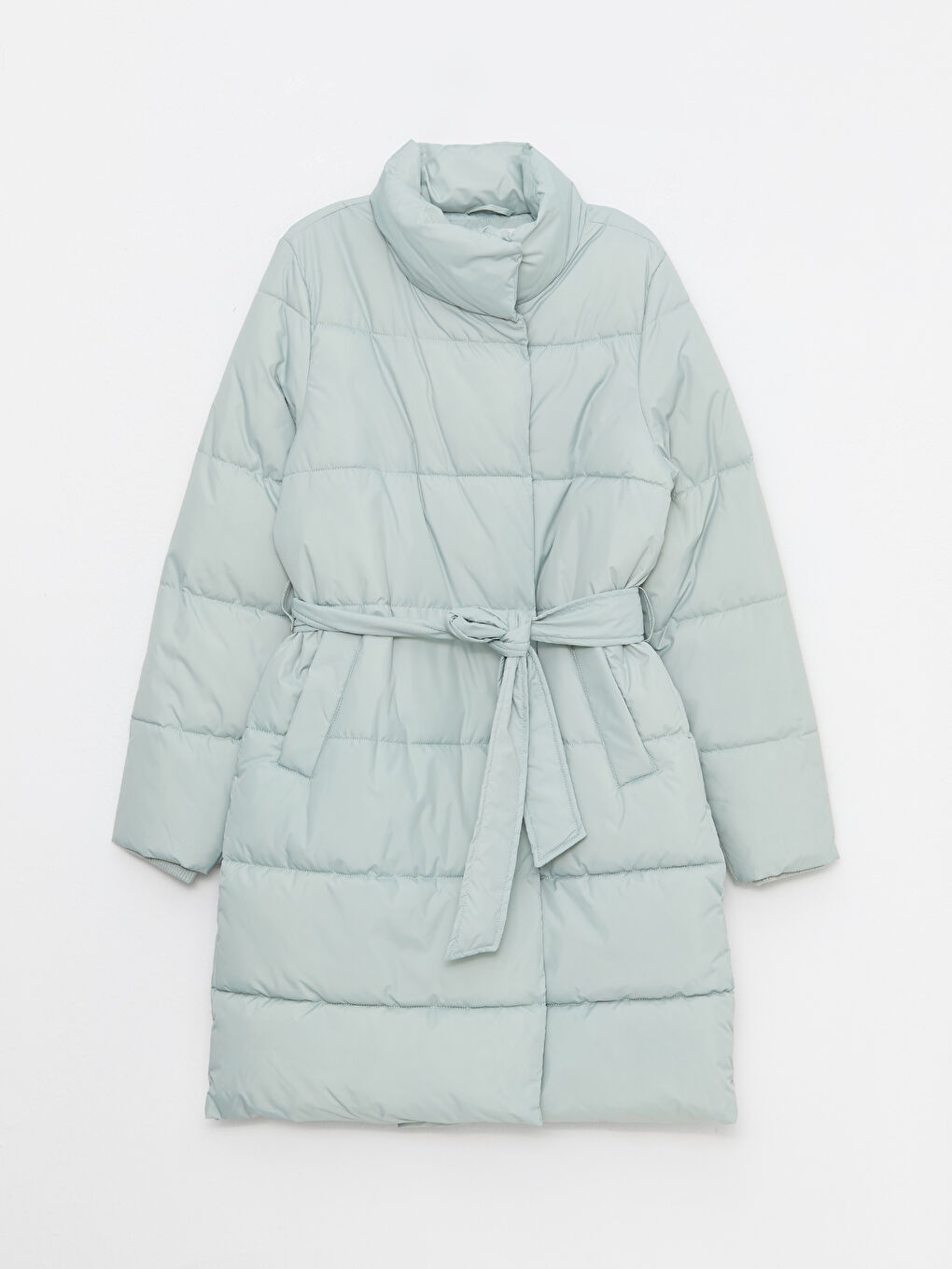 Turtle Neck Regular Long Sleeve Women's Puffer-7