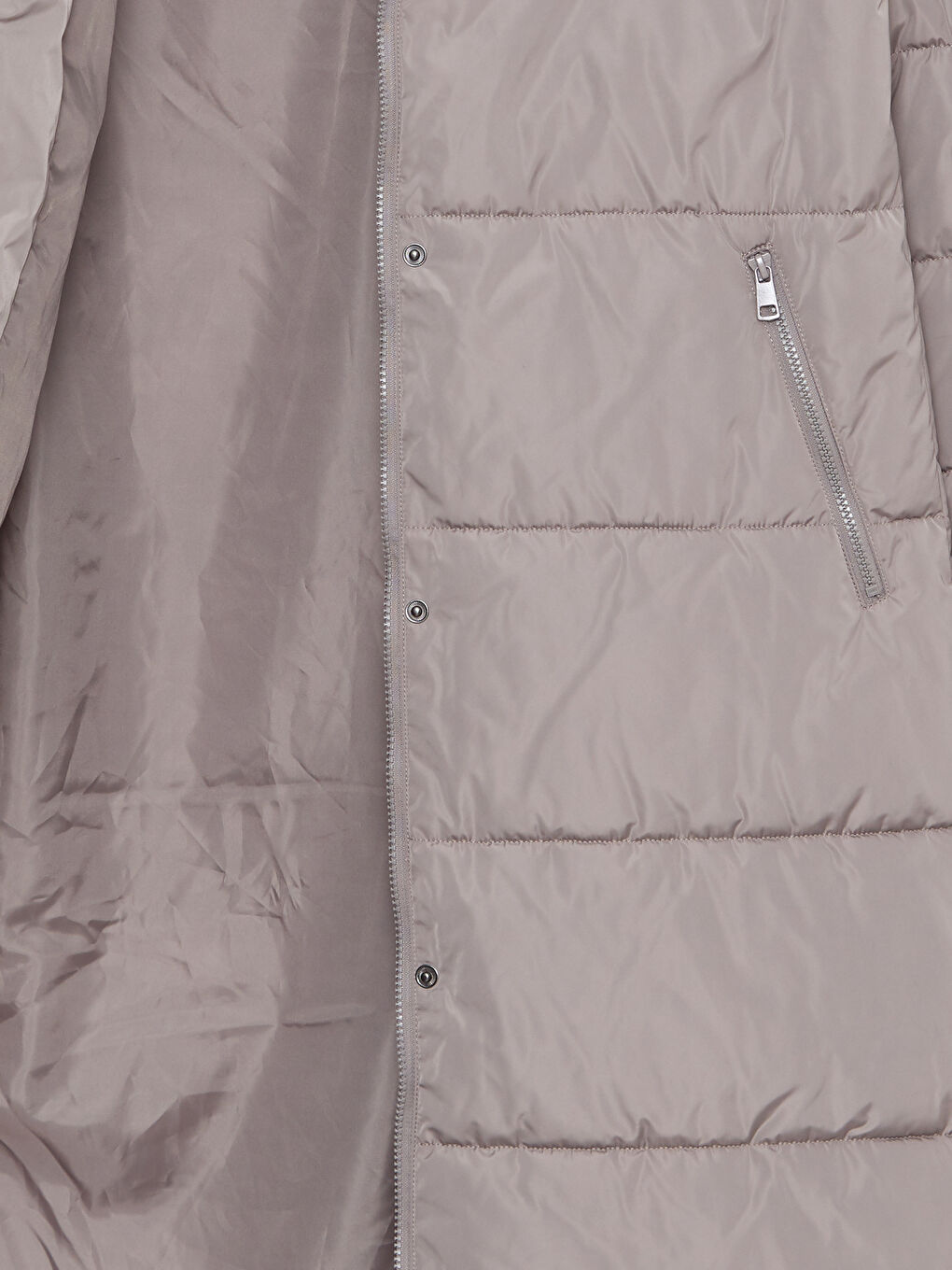LCWAIKIKI Classic Damen Kapuzen Schlichter Steppmantel -W21675Z8-EHW