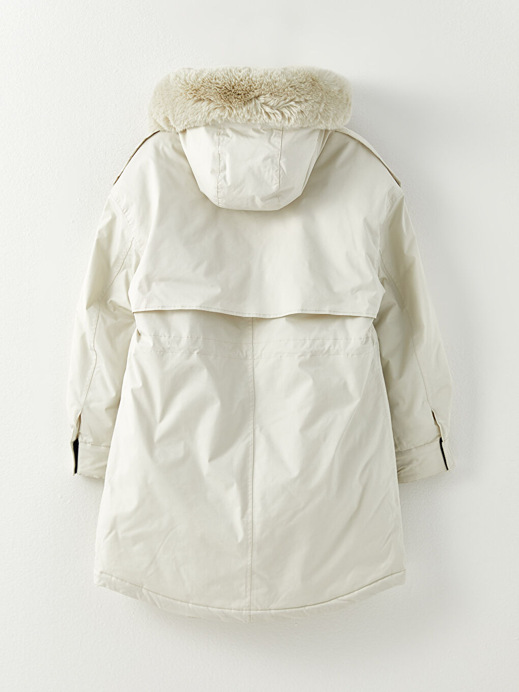 Hooded Neck Regular Long Sleeve Women's Parka-8