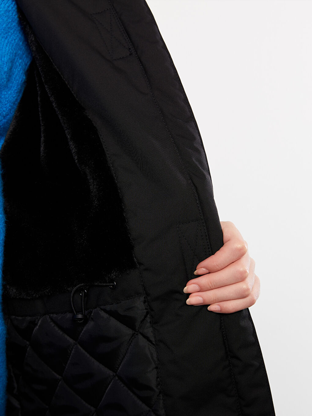 Hooded Neck Regular Long Sleeve Women's Parka-6