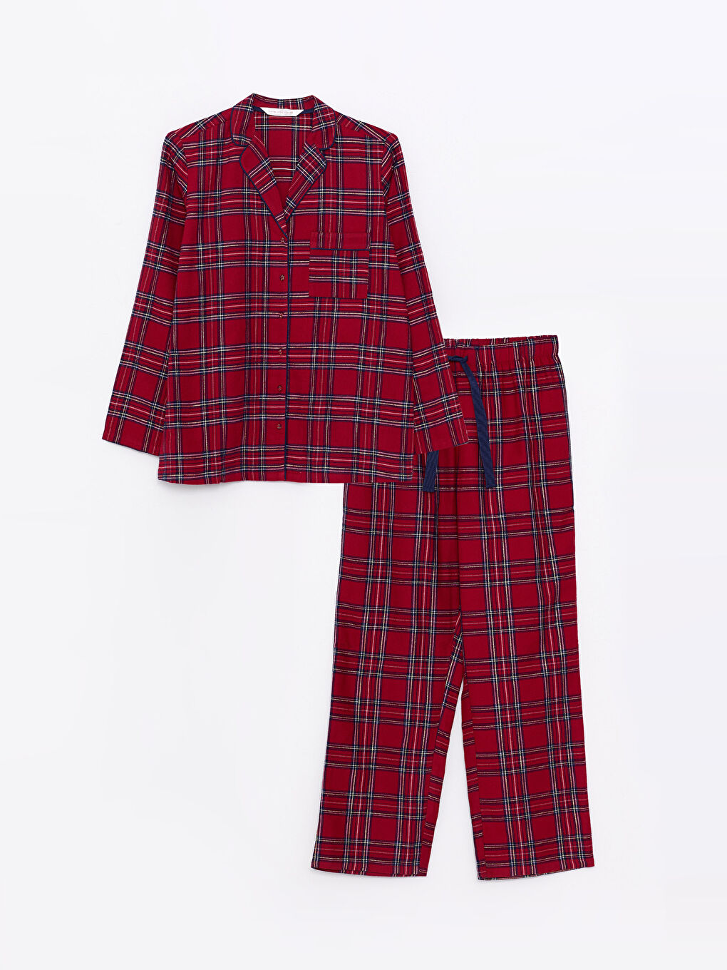 LCW DREAM Christmas Themed Long Sleeve Women's Pajama Set -W21685Z8-LPA