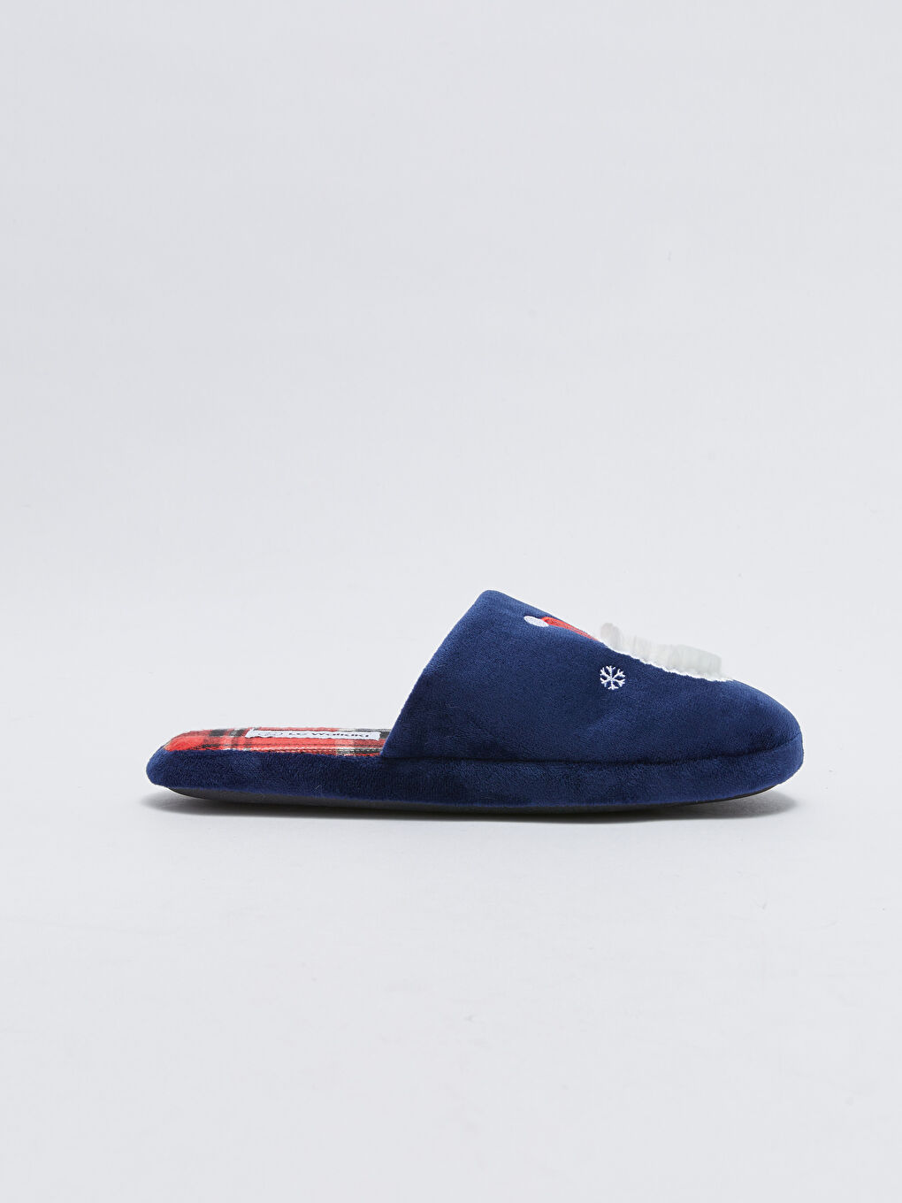 LC Waikiki Christmas Themed Embroidered Men's House Slippers -W21696Z8-CRP