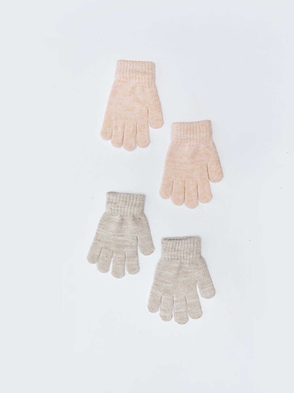 LCW baby Basic Baby Girls' Knitwear Gloves 2 Pack -W21701Z1-L8Q