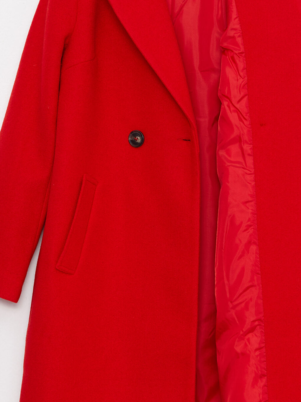 LCWAIKIKI Classic Jacket Collar Women's Cachet Overcoat -W21708Z8-CSG