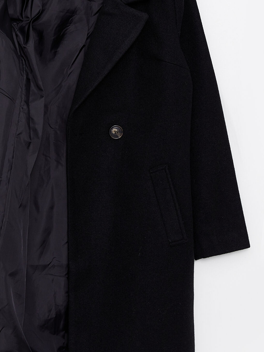 Jacket Collar Women's Cachet Overcoat-8