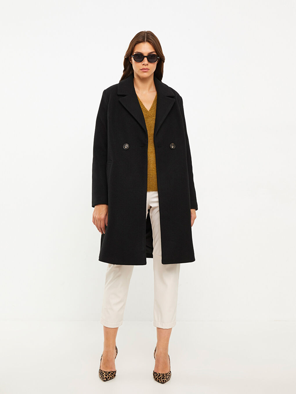 Jacket Collar Women's Cachet Overcoat