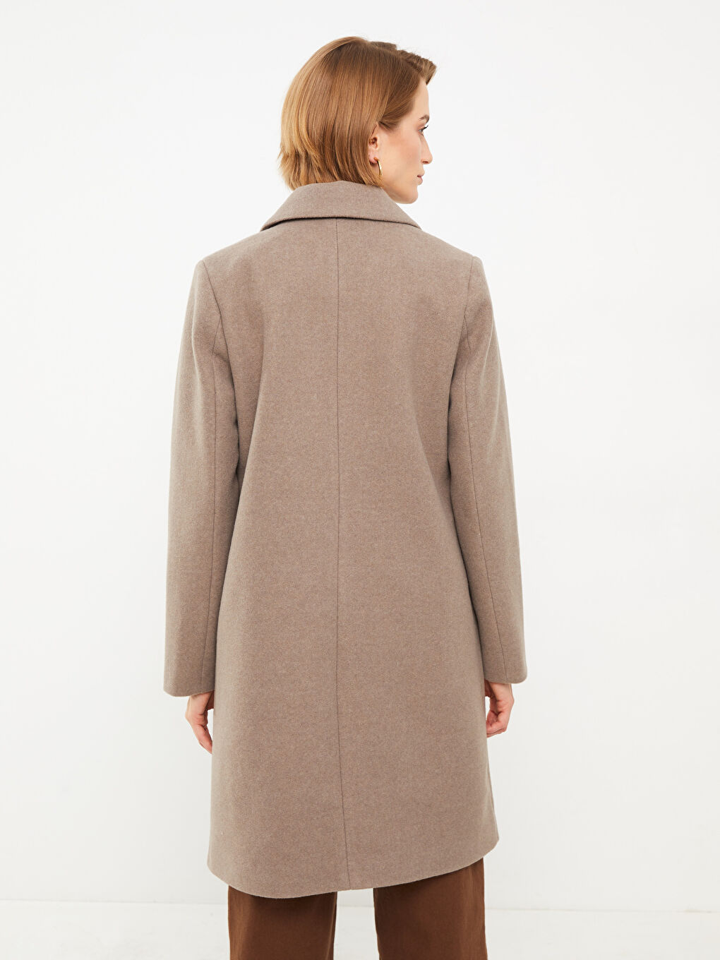 LCWAIKIKI Classic Jacket Collar Women's Cachet Overcoat -W21713Z8-K6V