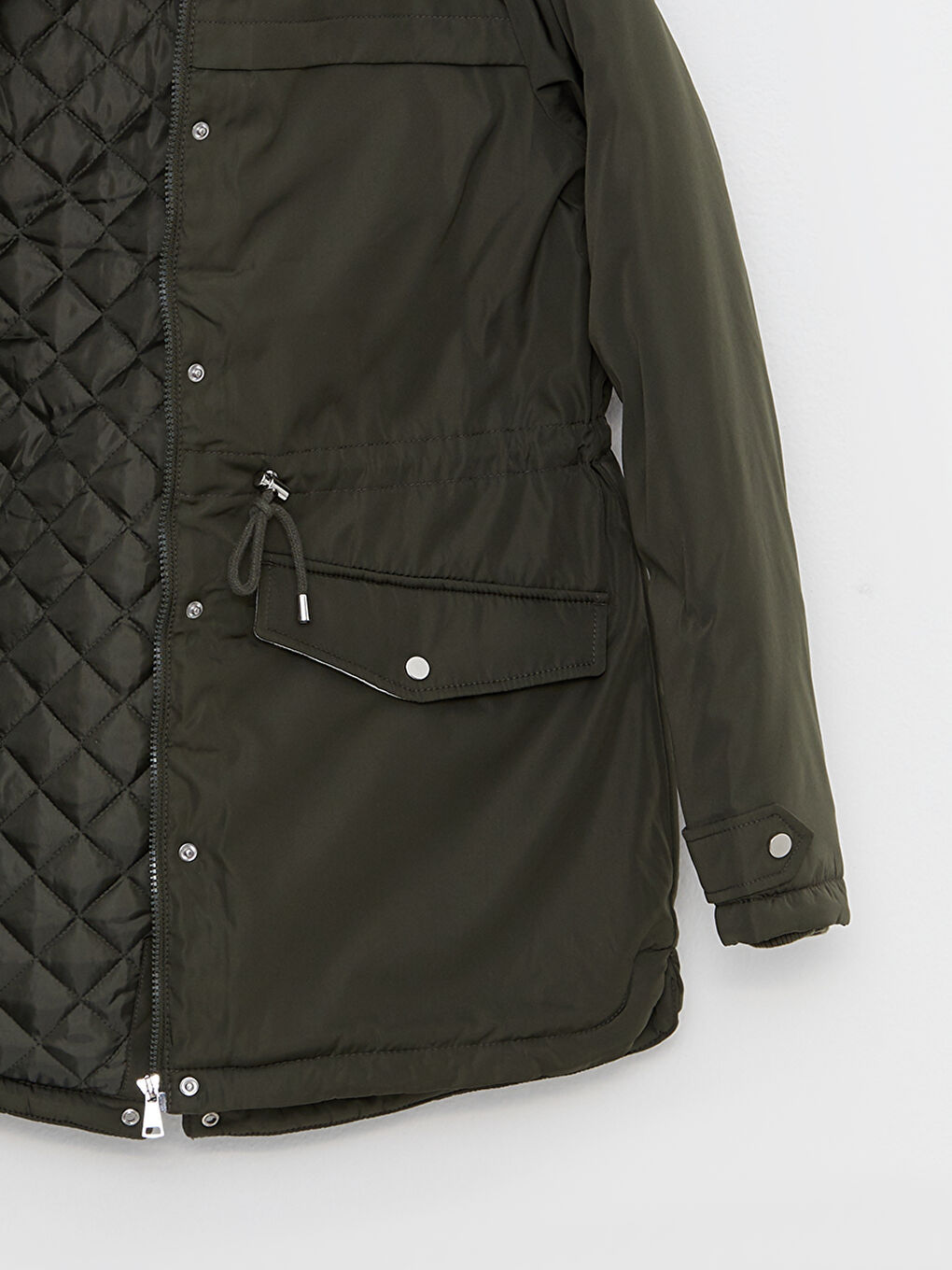 Parka pentru Femei cu Glugă, Mânecă Lungă, Regular-9