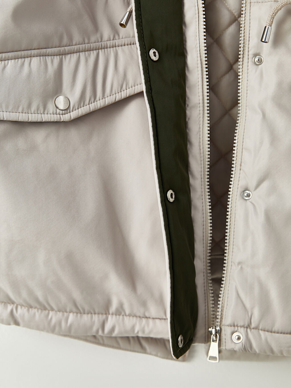 Hooded Neck Regular Long Sleeve Women's Parka-7