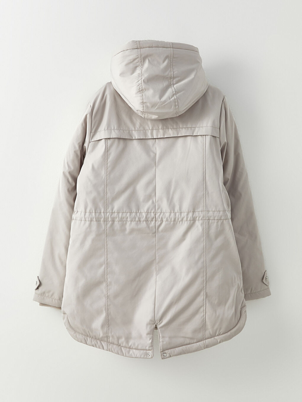 Hooded Neck Regular Long Sleeve Women's Parka-8