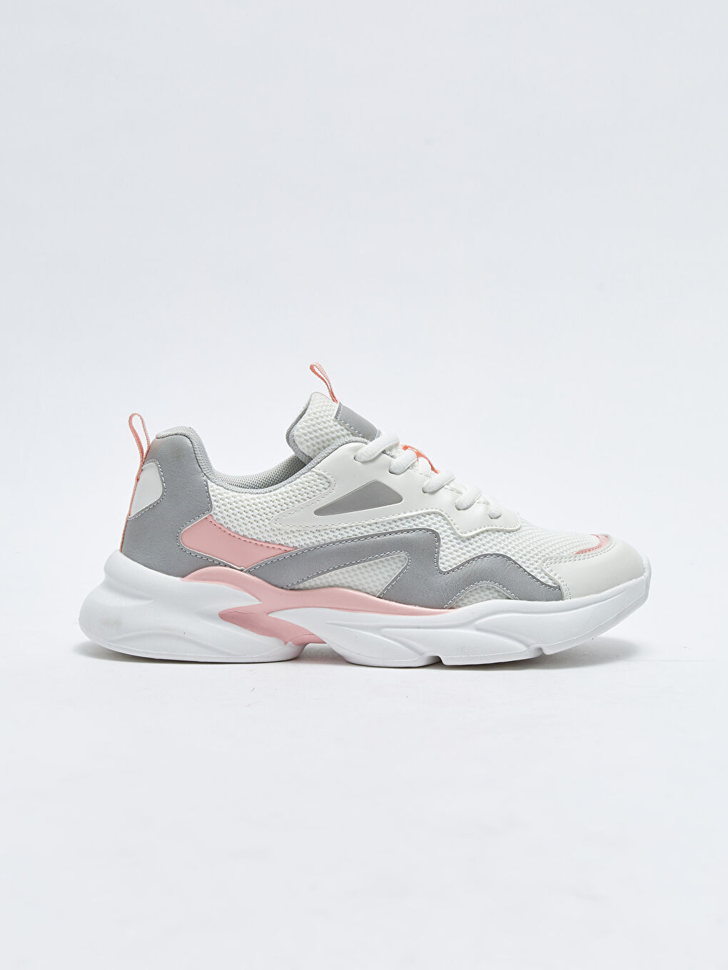 Color Block Lace-Up Women's Active Sneakers -W21755Z8-M0T