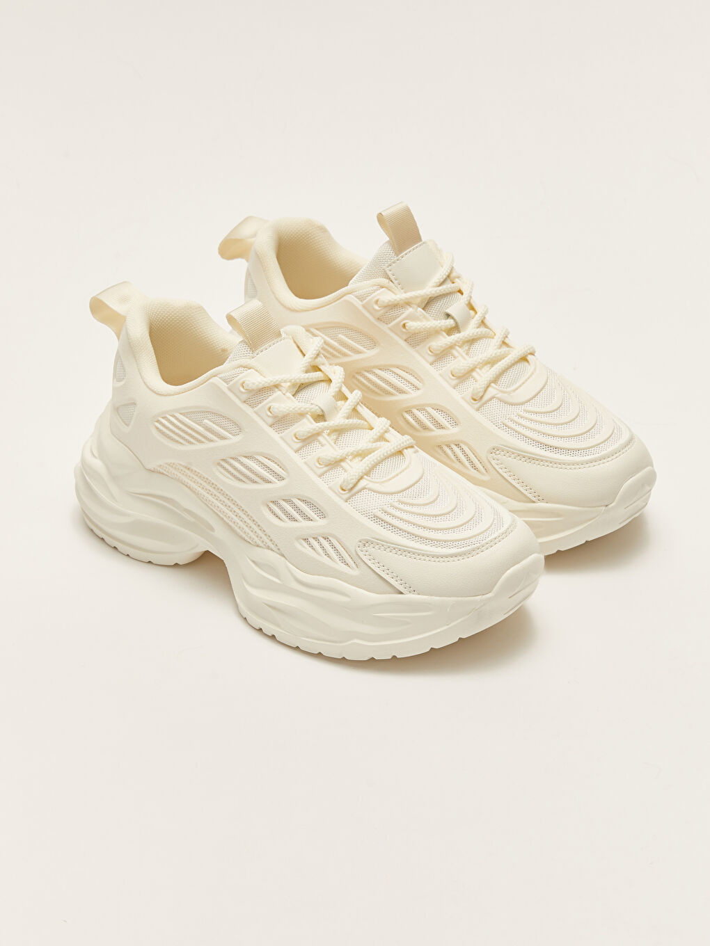 LCW STEPS Lace-up Thick Sole Women's Active Sneakers -W21756Z8-SFF