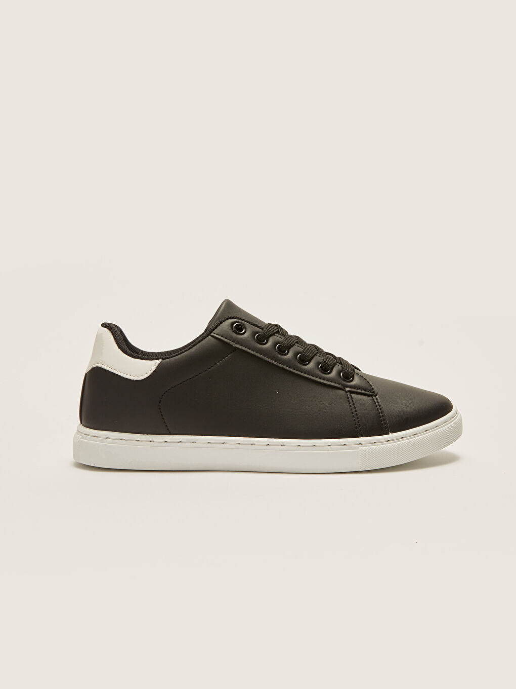 Faux Leather Lace-Up Men's Trainers-1