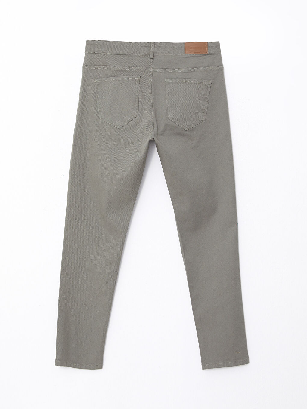 Yeşil Slim Fit Gabardin Erkek Pantolon-6