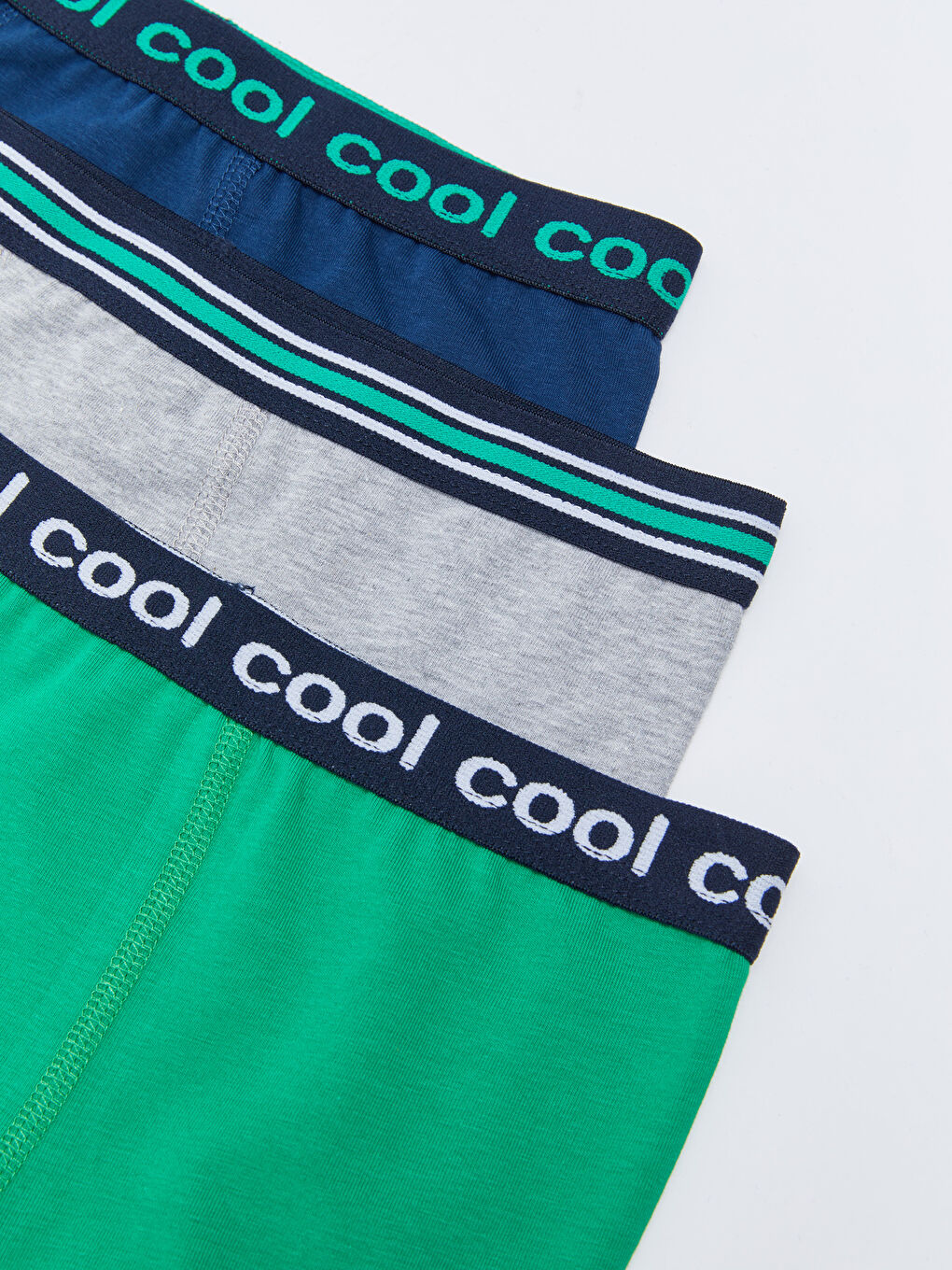 Yeşil Baskılı Pamuklu Erkek Çocuk Boxer 3'lü-2