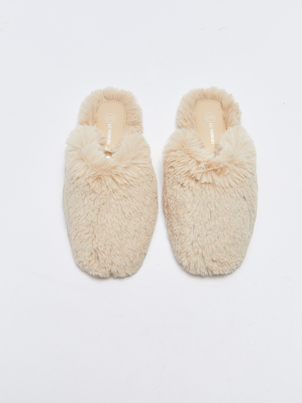 Closed Front Plush Women's House Slippers-2