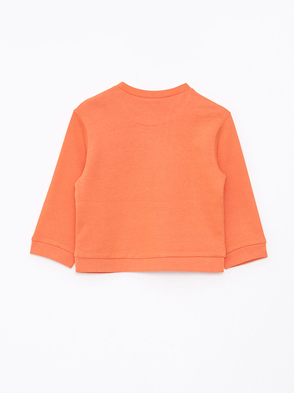 Дөңгелек жағалы ұзын жең принтті қыз балаға арналған свитшот-1