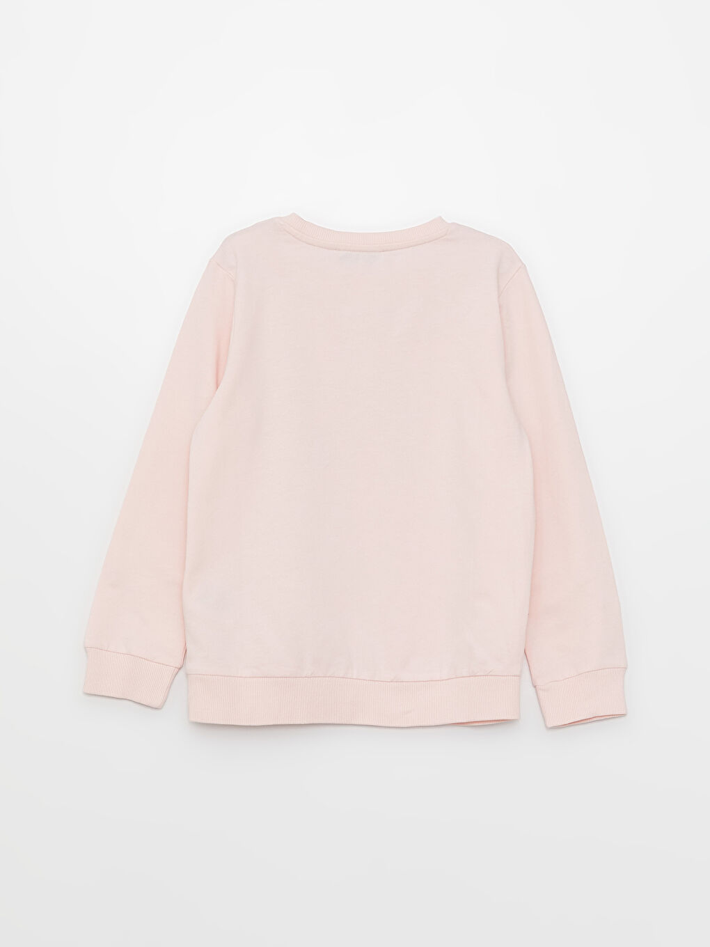 Суитшърт с кръгло деколте, отпечатан, с дълъг ръкав за момичета-1