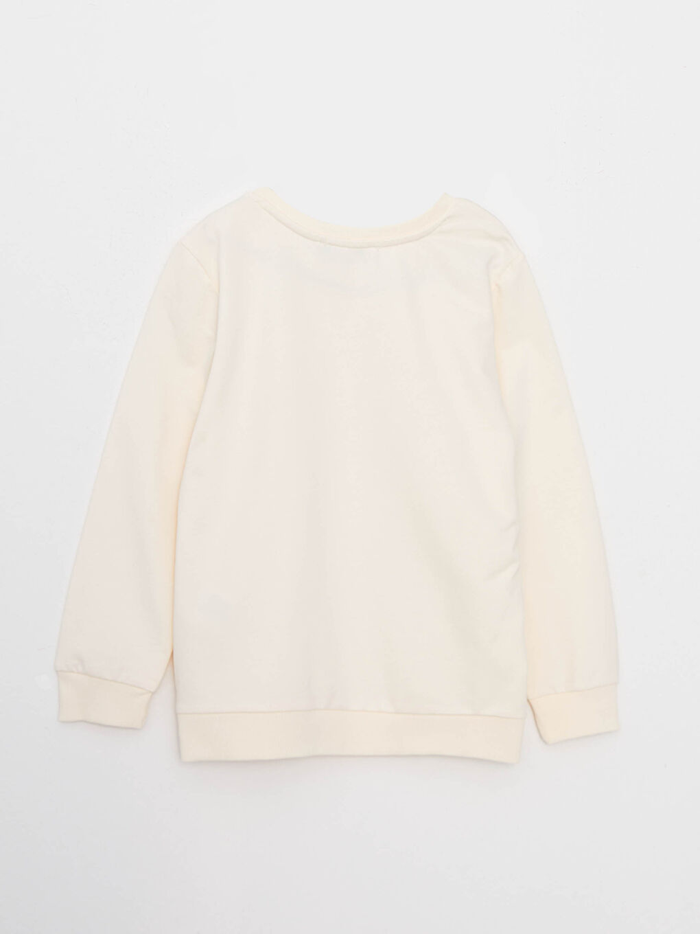 LCW Kids Bisiklet Yaka Baskılı Uzun Kollu Kız Çocuk Sweatshirt -W21824Z4-FDW