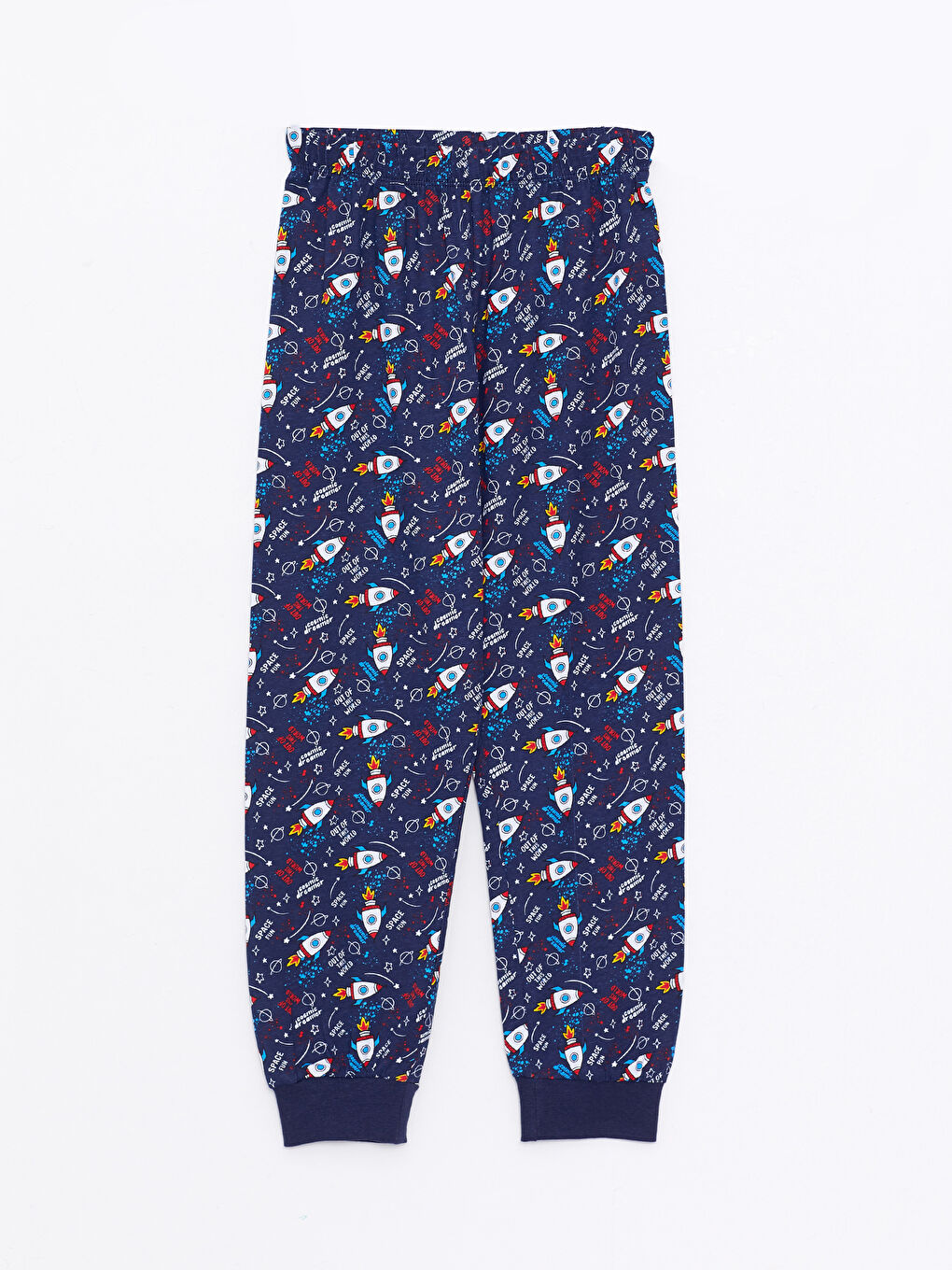 LCW Kids Crew Neck Printed Long Sleeve Boys' Pyjama Set -W21841Z4-NOO