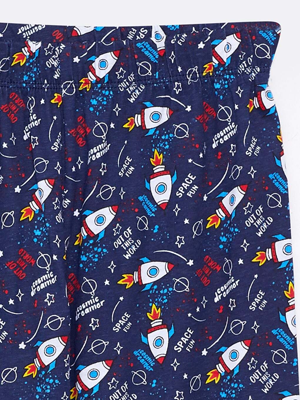 LCW Kids Crew Neck Printed Long Sleeve Boys' Pyjama Set -W21841Z4-NOO