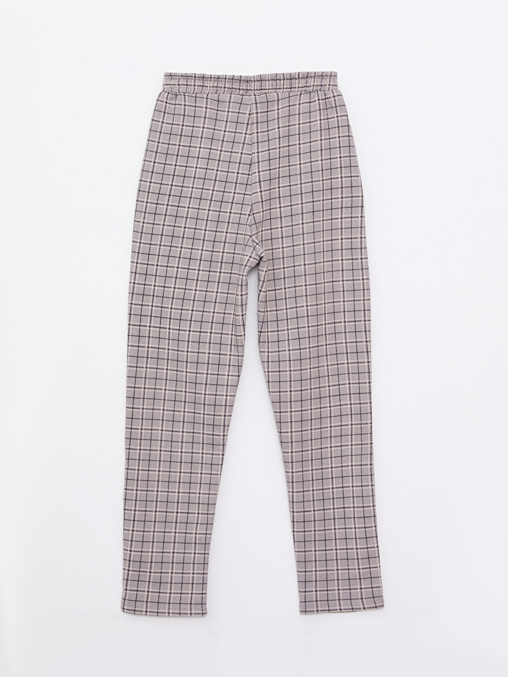 LCW Kids Pantalone sa elastičnim strukom i kariranim dezenom za devojčice -W21848Z4-LRW