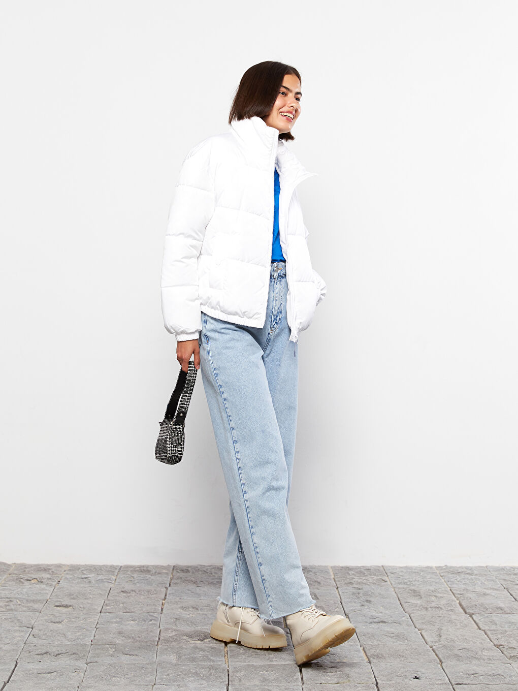 Turtle Neck Regular Long Sleeve Women's Puffer