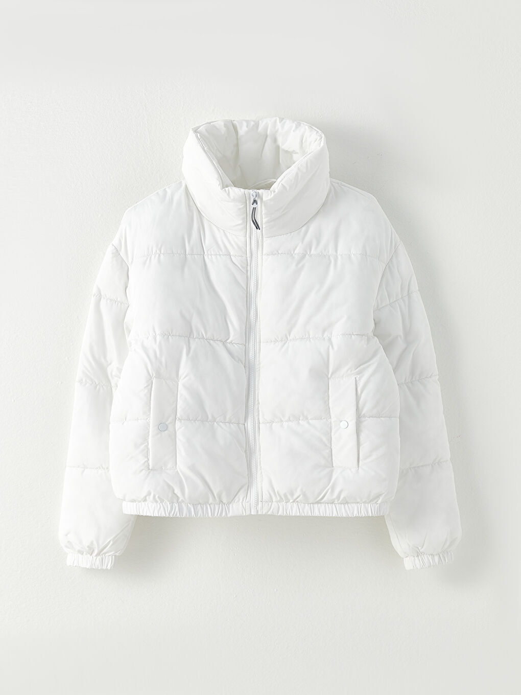 Turtle Neck Regular Long Sleeve Women's Puffer-6