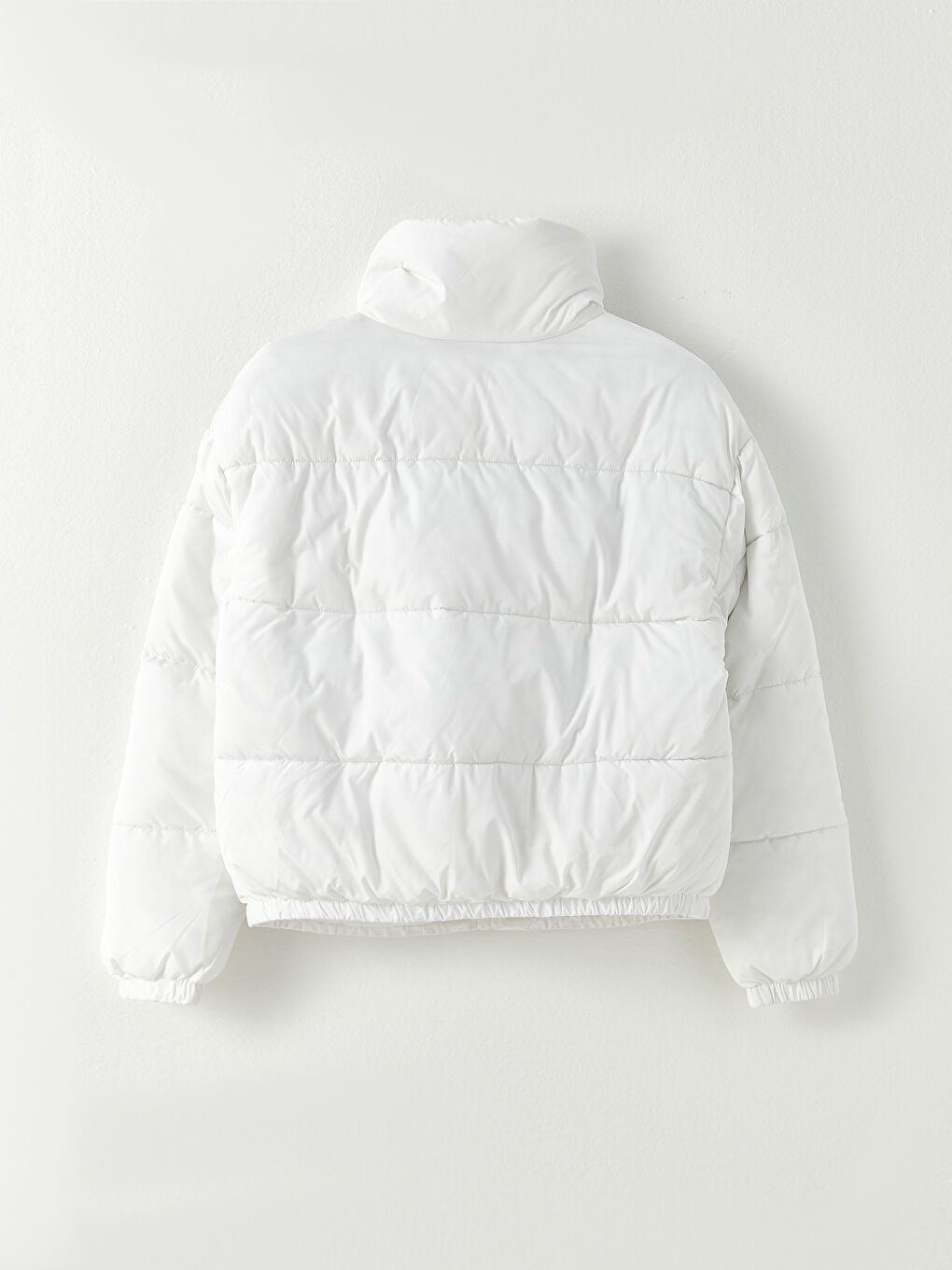 Turtle Neck Regular Long Sleeve Women's Puffer-7