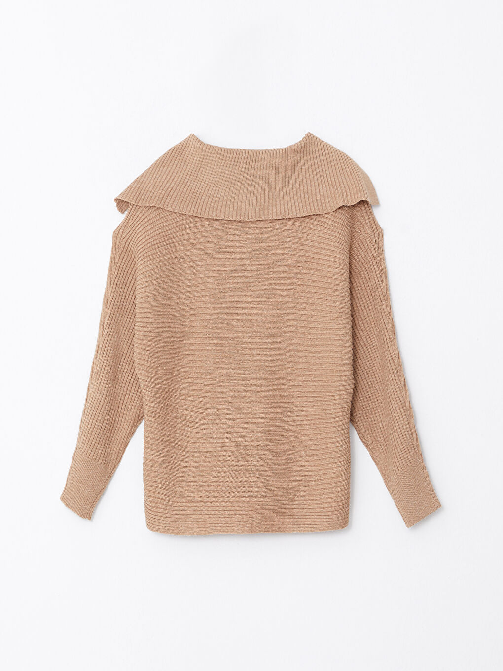 Polo Neck Women's Knitwear Sweater-6