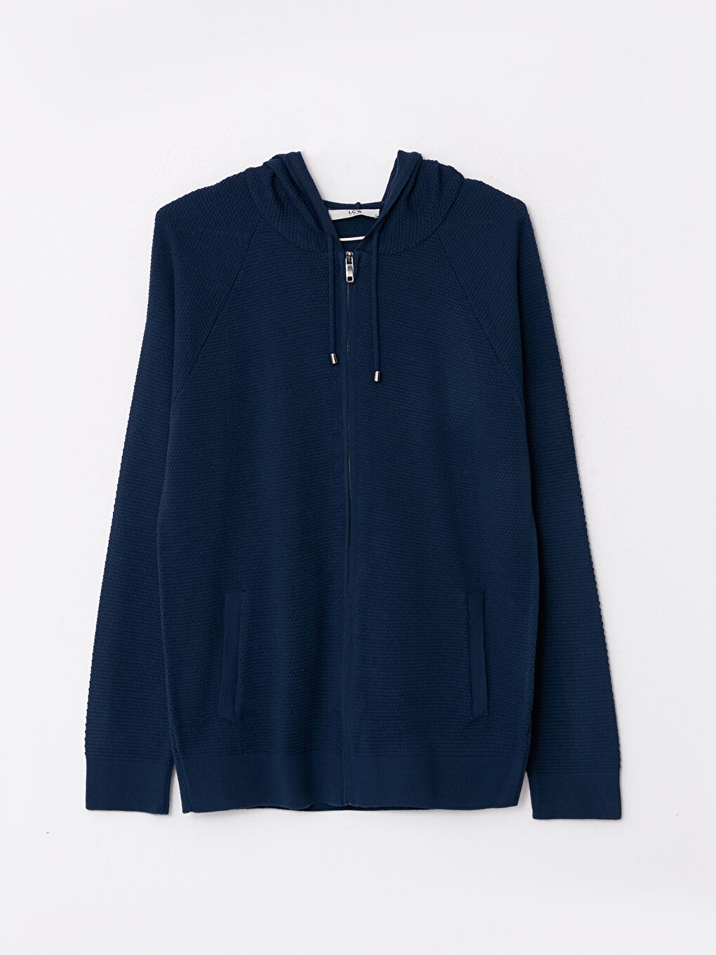 İndigo Slim Fit Kapüşonlu Erkek Triko Hırka-5